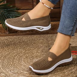 Women's Shoes Summer 2026 Solid-Color Soft-Soled Breathable Opening Ladies' Single Shoes Casual Sneaker Shoes Woman