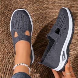 Women's Shoes Summer 2026 Solid-Color Soft-Soled Breathable Opening Ladies' Single Shoes Casual Sneaker Shoes Woman