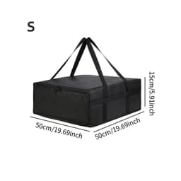 Reusable Food Develivey Bag Lightweight Fresh Keeping Pizza Carrier Bag Hot Cold Fully Insulated Food Storage Case
