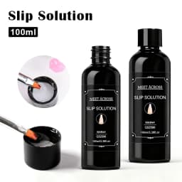 2/9pcs 100ml Nail Liquid Slip Solution Tool Set for Quick Extension Acrylic Nail Gel Nail Extension Nail Art DIY Nail Supplies