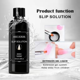 2/9pcs 100ml Nail Liquid Slip Solution Tool Set for Quick Extension Acrylic Nail Gel Nail Extension Nail Art DIY Nail Supplies
