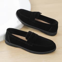 Genuine Leather Men Casual Shoes Luxury Brand Breathable Slip on Black Driving Shoes Moccasins Plus Size 39-45 Soft Men Loafers