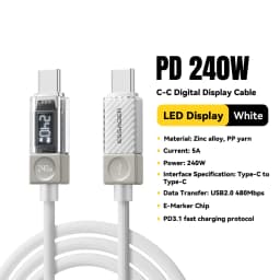 Essager 240W USB C Cable for iPhone 18 17 16 Plus Pro Max Macbook iPad Supercharge Fast Charger Type C Cable for Xiaomi Samsung