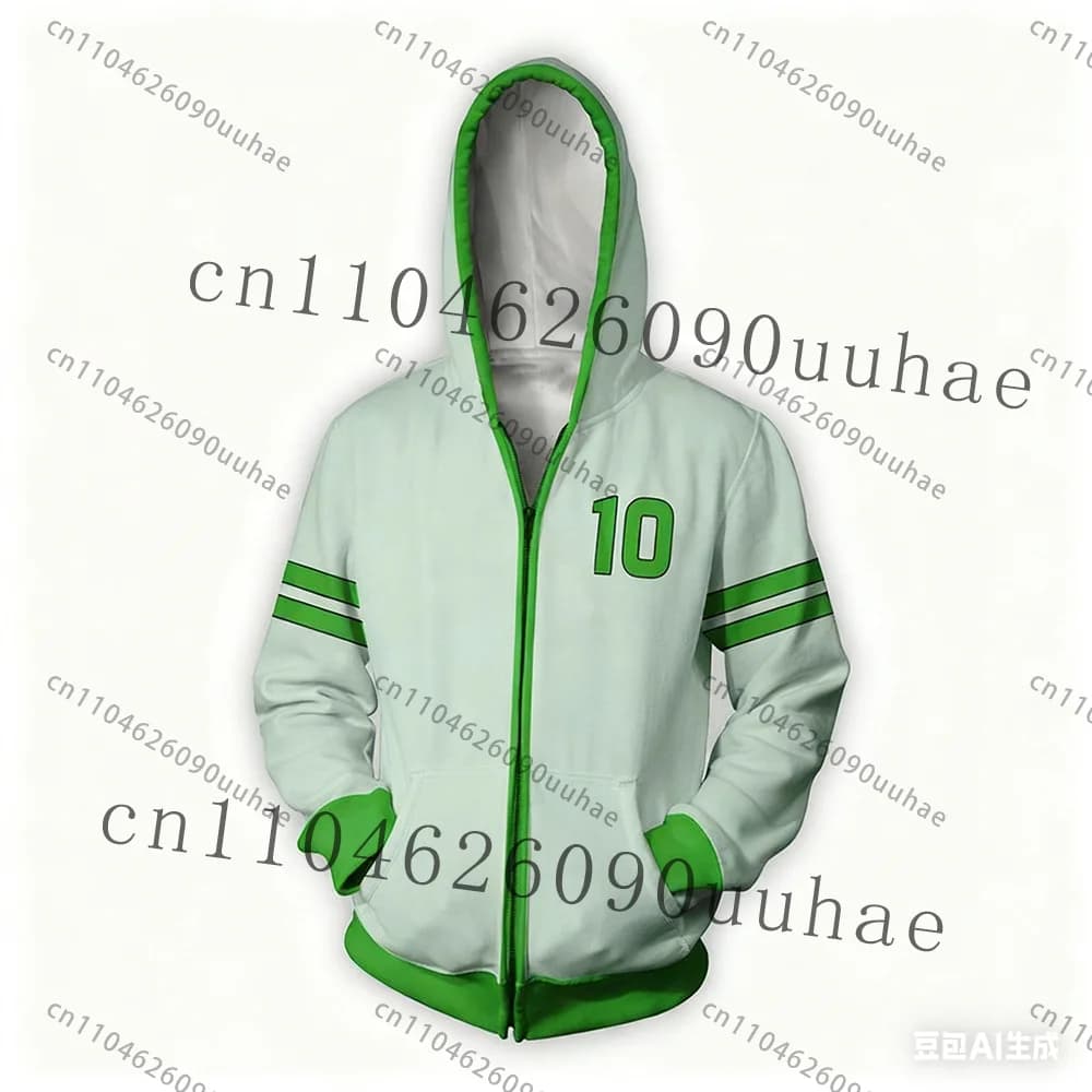 New Anime Omnitrix Ben10 Cosplay Hoodie Pullover Ben Tennyson Print Kid Cartoon Hoodie Fall Winter Casual Harajuku Zipper Hoodie