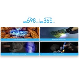 IMALENT BL50 EDC Flashlight 3600 Lumens Cree XHP50 HI LED Type-C Rechargeable Dual Light Source for Camping and Work Lights.