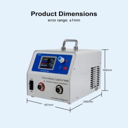 Single/4 Channel 50A Electronic Load Battery Capacity Tester 0.3-5V 1-2000Ah for 18650/NCM/Lipo/LTO/LFP Discharge/Reverse