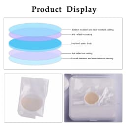 Fiber Laser Welder Focusing Lens D20x4.5 F150 F600 F800 for SUP23T HW980 4 IN 1 Laser Welding Head Parts for Welding/Cleaning