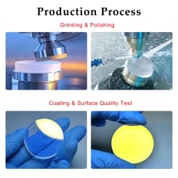 Fiber Laser Welder Focusing Lens D20x4.5 F150 F600 F800 for SUP23T HW980 4 IN 1 Laser Welding Head Parts for Welding/Cleaning