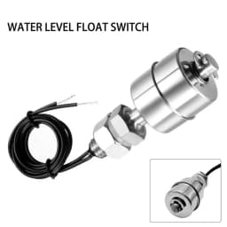 2PCS Float Switch Sensor Vertical Stainless Steel Liquid Water level