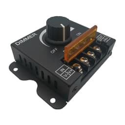 LED Dimming Controller DC 12V-24V LED Dimmer Switch PWM Digital Stepless Dimming for Lamp Strip Single Color Lamp