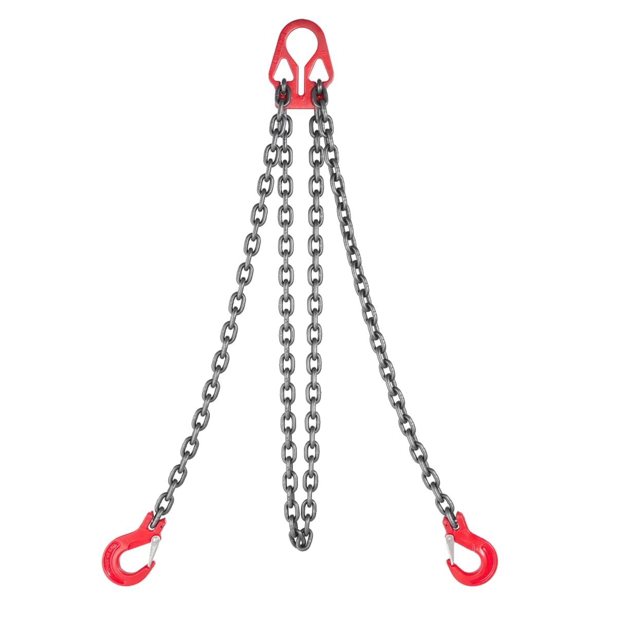 SucceBuy Chain Sling 5/16in x 10ft Lifting Chains with 2 Leg Grab Hooks Adjustable Engine Chain Hoist Lifts for Security Towing