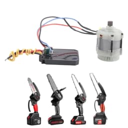 Chainsaw Mini Saw Motor Brushless Motor Lithium Electric Saw 21V 14 Tooth 550 Type Motor For 4In/6In/8Inch Mini Saw