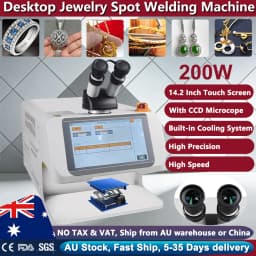 60W Laser Spot Welding Machine for Gold And Silver Jewelry Desktop CCD Laser Soldering Portable Easy Operation