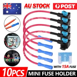 10PCS Add A Circuit Fuse Tap Car Mini Micro Blade Fuse Box Holder 12V Low Profile