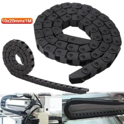 Nylon Towline Cable Drag Chain Wire Protect Carrier CNC R28 10*20MM 1M