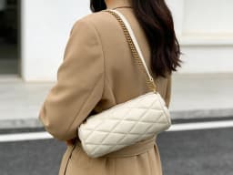 Luxury Women's Handbag New High-End Textured Fashion Shoulder Crossbody Bag Chain Shoulder Bag