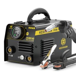 HZXVOGEN HVM140 Flux Core Wire Welding Machine 3 in 1 MMA/Gasless MIG/Lift TIG VRD Synergy Control Interver Welder Without Gas