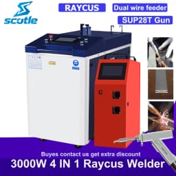 Raycus 3000W Laser Welding Machine 4 in1 Laser Welder Fiber Laser Cleaning 1500W 2000W 3000W for Metal Cleaning Cutting Welding