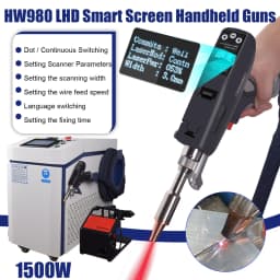 Raycus 1500W/2000W 4 IN 1 Fiber Laser Welding Cutting Cleaning Soldering Machine Handheld Fiber Laser Welder for All Metal