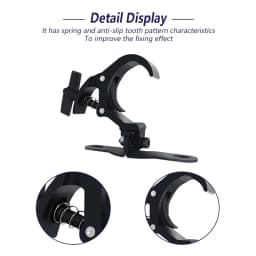 2 Pairs of Aluminum Light Hooks LED Moving Head Light Hook Stage Light Truss Safety Load 50KG Spring Hook Light Hook