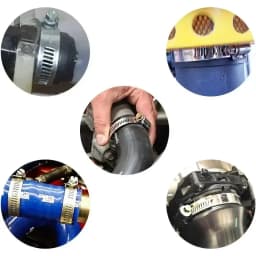 Stainless Steel Worm Gear Adjustable Hose Clamp Screw Band Fastener For Car Fuel Tube Water Pipe Faucet Repair Tools