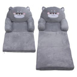 Kids Sofa Foldable Design Soft Breathable Wide Handle Toddler Chair Cartoon Easy To Clean for Sleeping