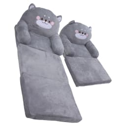 Kids Sofa Foldable Design Soft Breathable Wide Handle Toddler Chair Cartoon Easy To Clean for Sleeping