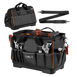SucceBuy 16/20in Tool Bag 33-Pocket Professional Electrician Portable Toolbag Working Multifunction Organizing Storage Tool Bag