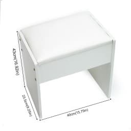 Dressing Table Makeup Chair Vanity Cushion Stool Dresser Piano Seat Wood Leg