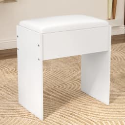 Dressing Table Makeup Chair Vanity Cushion Stool Dresser Piano Seat Wood Leg