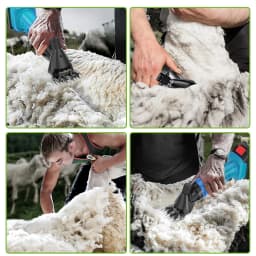 ONEGREEN 500W 6 Speed Electric Sheep Shears 13 Teeth Cordless Scissor Wool Shears Farm Clipper Tools For Makita 18V Battery Pin