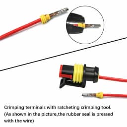 708pcs Car Waterproof Electrical Wire Automotive Connectors Plug with Pliers Kit