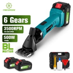 ONEGREEN 6 Speed 13 Teeth Cordless Electric Wool Shears Electric Scissors Sheep Pet Clipper Machine For Makita 18V Battery Pin