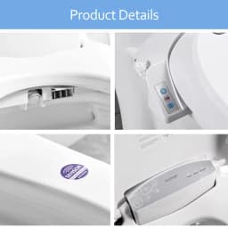 EcoFresh Smart toilet seat auto seat cover flip Electric Bidet intelligent heated toilet seat cover lighting Massage