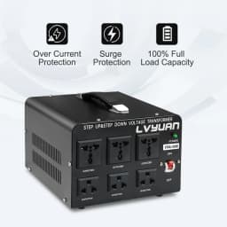 AC Voltage Transformer 2000W 5000W AC110V AC220V 240V Power Converter Voltage Step Up/Step Down Converter