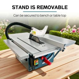 PORIYA Electric Table Saw 2000W 254mm Corded 10" Portable Bevel Adjustment