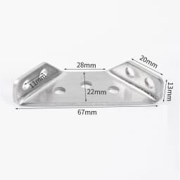 Universal Furniture Corner Connector Stainless Steel Angle Corner BrackeLR