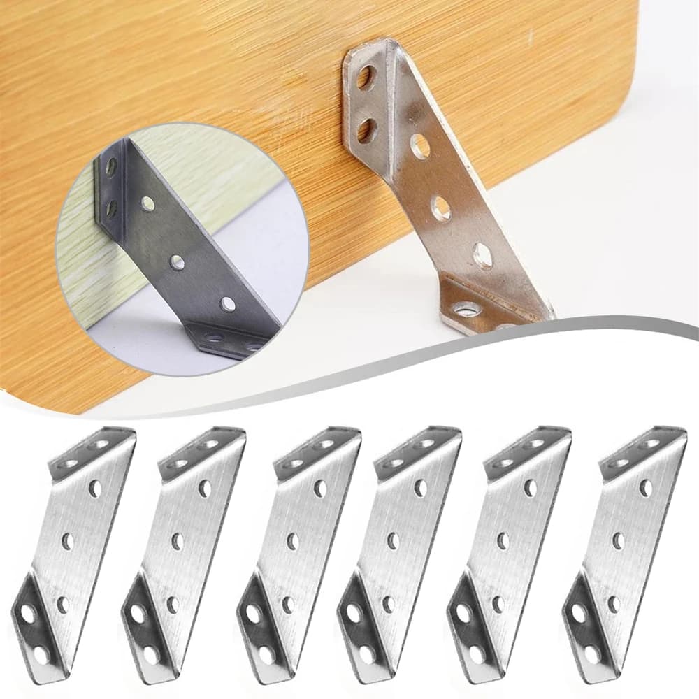 Universal Furniture Corner Connector Stainless Steel Angle Corner BrackeLR