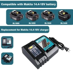 1/2/4Pcs 8.0Ah BL1860B Li-on Replace For Makita 18V LXT BL1830 BL1850 BL1890 Battery Pin with 3A DC18RC Charger Combo Kit