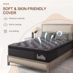 Duchess Mattress KING Size Bed Medium Firm Spring Memory Foam 27cm