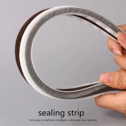 20/10/5Meters Brush Strip Self Adhesive Door Window Sealing Strip Home Door Window Sound Insulation Wind-proof Strip Gasket