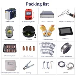 2000W Handheld Fiber Laser Welding Machine Raycus 4 IN 1 Laser Welder 1500W 2000W for Welding Cleaning Cutting Rust Removal