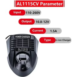 1Pcs BSC1015 AL1115CV Replace Charger for Bosch BC330 BAT411 12V Li-on Battery Charger AL1130CV Suit for 12V Power Tools Battery
