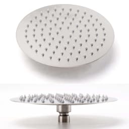 **Sydney Stock** KYLINS Round 8/10/12" Rain Shower Head Hand Held 2 in 1 Gooseneck Wall Arm Set Brushed Nickel WELS WATERMARK