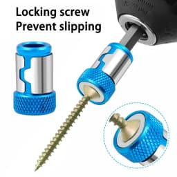 40PCS Magnetic Ring Bead Anti-Slip Screwdriver Drill Bit Magnet Universal Steel Sleeve