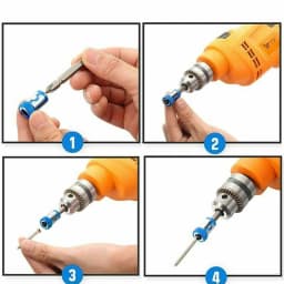 40PCS Magnetic Ring Bead Anti-Slip Screwdriver Drill Bit Magnet Universal Steel Sleeve