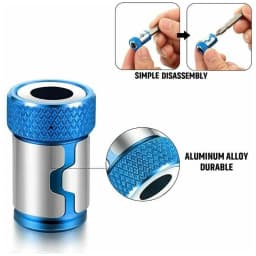 40PCS Magnetic Ring Bead Anti-Slip Screwdriver Drill Bit Magnet Universal Steel Sleeve