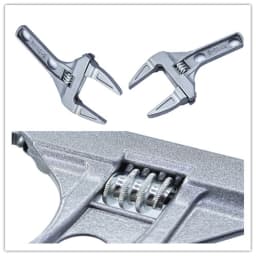 6-68 MM Short Handled Adjustable Wrench Lightweight Aluminum Alloy Pliers Adjustable Wrench for Bathroom Sink Shower