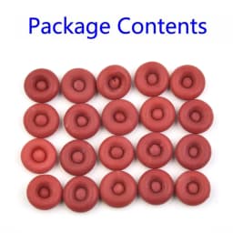 20pcs Caulk Cap Glass Glue Tip Sealing Cap Barrel Glue Mouth Protective Cover Caulking Gun Nozzles Cap Red Caulk Saving Cap