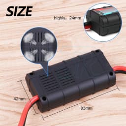 200A Watt Meter For Anderson Plug Power Analyser Solar Caravan Digital LCD DC12V